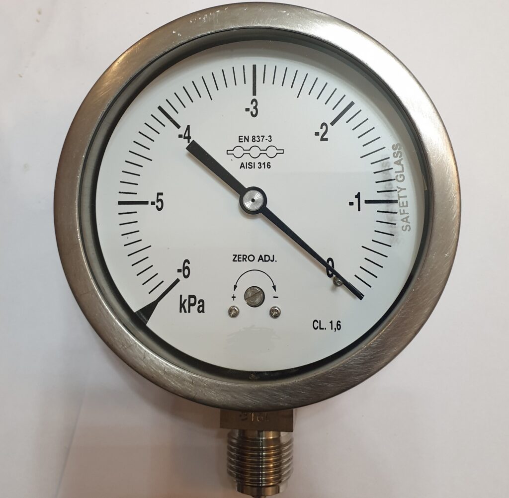 pressure gauge 0(6) kpa (sic133764)