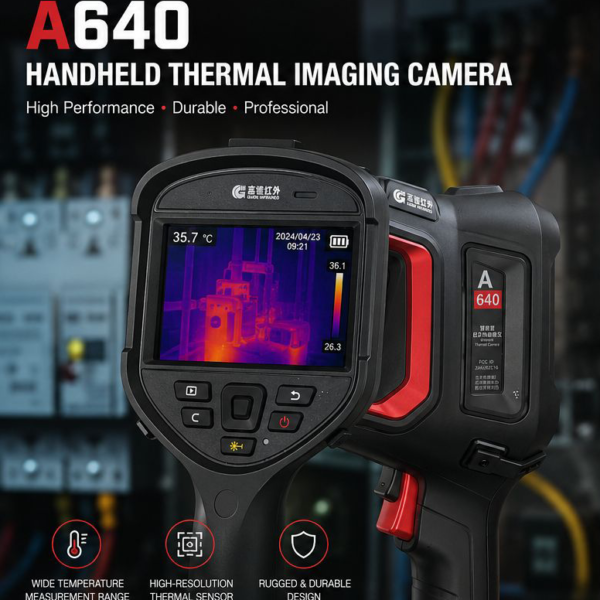 A640 Handheld Thermal Imaging Camera – High-Resolution Professional Thermographic Camera
